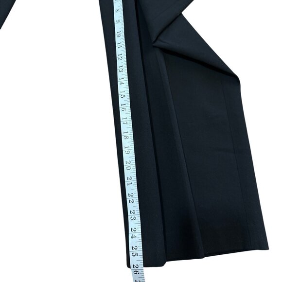 J. Crew Sydney Wide Leg Pant Cropped Black Cotton Blend Womens Size 6 - Picture 6 of 7